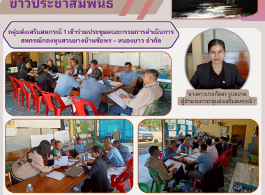 กลุ่มส่งเสริมสหกรณ์ 1 เข้าร่วมประชุมคณะกรรมการดำเนินการ ... พารามิเตอร์รูปภาพ 6